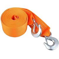 Tow Strap Heavy Duty, Recovery Strap 3" X 20' 18,000 LB Break Strength Rope Winch Strap with 2 Hook