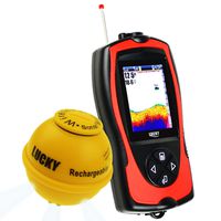 Lucky Wireless Sonar Fish Finder Light Lure Sensor Fishfinder Sea Fishing 45m Depth 100m Operational Range