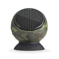 Speaqua Sound Company - 100% Functionally Waterproof Bluetooth Speaker with Built in Internal Storage - Barnacle Plus Series - Puffer Fish