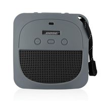 TXEsign Protective Silicone Stand Up Case for Bose Soundlink Micro Waterproof Bluetooth Portable Speaker (Grey)
