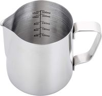 Espresso Steaming Pitcher 12 oz,Espresso Milk Frothing Pitcher 12 oz,Coffee Milk Frothing Cup,Coffee Steaming Pitcher 12 oz/350 ml