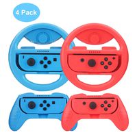Joycon Grips for Nintendo Switch (2 Pack) - Steering Wheel Controller for Joycon (2 Pack), Momen Comfort Wireless Joy Con Kit Compatible with Nintendo Switch