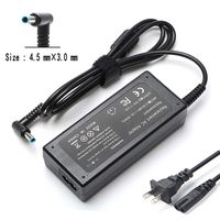 45W AC Adapter Laptop Charger Compatible for HP Notebook 15-r132wm 15-r015dx 15-r030wm 15-r264dx 15-g019wm 15-p214dx 15-p030nr 15-db0011dx 15-d035dx 15-d069wm Laptop TouchSmart Notebook PC Power Suppl