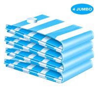 VMSTR Jumbo Vacuum Storage Bags for Clothes, Blankets, Pillows, Space Saver Size 39x31 Extra Strong