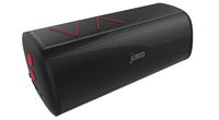 JAM Thrill Wireless Stereo Speaker, Built-In Speakerphone, Splash-Proof, Perfect for Pool Parties, Voice Prompts, Size of Water Bottle, Deep Bass, Crisp Tones, Mega Volume, HX-P320RD Red
