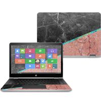 Mightyskins Skin Compatible with Hp Pavilion X360 14" (2017) - Cut Marble | Protective, Durable, and Unique Vinyl Decal Wrap Cover | Easy to Apply, Remove, and Change Styles | Made in The USA