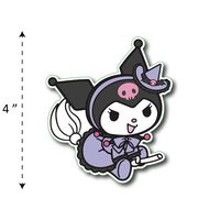 (TK-168) My Melody | Kuromi Maid - Waterproof Vinyl Sticker for Laptops Tablets Cars Motocycles Bicycle Skateboard Luggage Or Any Flat Surface (4")