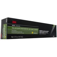 3M Super Weatherstrip and Gasket Adhesive, 08001, Yellow, 5 oz Tube