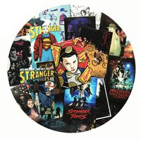 36Pcs Stranger Things Stickers Laptop Sticker Waterproof Vinyl Decal Sticker for Cellphone Cars Bicycles Mac Book PS4 Luggage Guitar