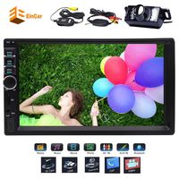 Wireless Backup Camera Included EinCar MP5 Player Double 2 Din in Dash Car FM Radio 7 inch Stereo Video Audio System for Bluetooth USB SD TFT Function
