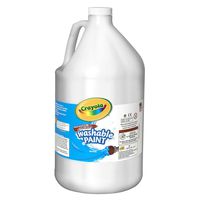Crayola Washable Paint, White Paint, Classroom Supplies, 1 Gallon