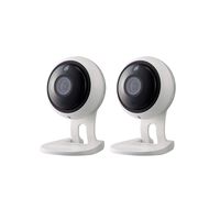 Samsung Wisenet SNH-V6431BN SmartCam 1080p Full HD Wi-Fi Indoor IP Camera Two Pack (Renewed)