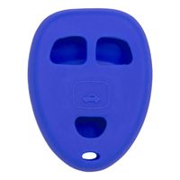 Keyless2Go New Silicone Cover Protective Case for Remote Key Fobs with FCC KOBGT04A OUC60270 OUC60221 - Blue