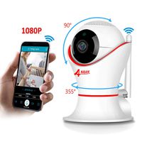 Wireless Baby Monitor 1080p for iPhone or Smart Phone, Two-Way Audio, Night Vision, Dome Surveillance Camera, Wireless Pet Camera with Motion Detection, PT 360 Degree