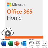 Microsoft Office 365 Home | 12-month subscription, up to 6 people, PC/Mac Download
