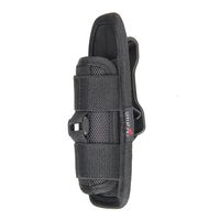 Flashlight Holster for Tactical Torch, UltraFire Duty Belt Flashlight Holder Nylon Pouch Case with 360 Degrees Rotatable Clip Long Type