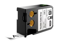 DYMO Flexible Cable Wrap for DYMO XTL Label Makers, Black on White, 1", 1 Roll (1868808)