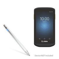 Zebra TC20 Stylus Pen, BoxWave [AccuPoint Active Stylus] Electronic Stylus with Ultra Fine Tip for Zebra TC20 - Metallic Silver