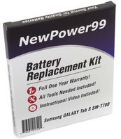 NewPower99 Battery Kit with Battery, Video and Tools for Samsung Galaxy Tab S 8.4 SM-T700