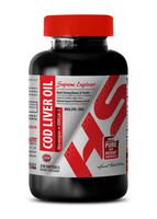 Digestive aid Supplements - Norwegian COD Liver Oil - Cod Liver Oil dha - 1 Bottle 250 Softgels