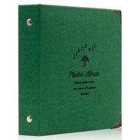 Ablus 100 Pockets Mini Photo Album for Fujifilm Instax Mini 7s 8 8+ 9 25 26 50s 70 90 Instant Camera & Name Card（Green）