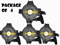 Rasha Products O-Clamp Black Pack Of 4