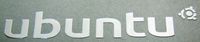 ubuntu Metal Sticker 11 x 61mm [714]