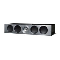 KEF Reference 4c Center Channel Loudspeaker - High Gloss Piano Black (Single)