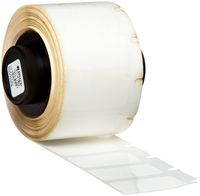 Brady PTL-17-7546 TLS 2200 and TLS PC Link 1" Width x 0.5" Height, B-7546 Tamper-Evident Polyester, Gloss Finish White Label (500 per Roll)