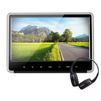 Alondy Car Headrest DVD Player 11.6 Inch 1920x1080P IPS LCD Screen Monitor, DVD/USB/SD/HDMI/Sync Screen + IR Wireless Headphone
