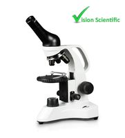 Vision Scientific VME0006-LD LED Microscope, 40-400X Magnification, Reverse Nosepiece, LED Illumination with Intensity Control, Coarse and Fine Focus, 110V Operation