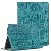 TechCode 2018 iPad Pro 12.9 Case with Pencil Holder, Folio Stand Case Lightweight Premium PU Leather Slim Shell Wallet Cover Auto Sleep/Wake Protective Case for iPad Pro 12.9 Inch 3rd Gen 2018 -Blue