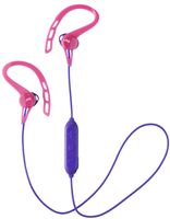 JVC Wireless Sports Ear Clip Headphones, Bluetooth Connectivity, Sweat Proof IPX2, Pivot Motion Fit - HAEC20BTP (Pink)