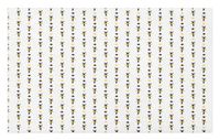 GugeABCmat Printed Carpet,Happy Dancer Girls Pattern On Horizontal Brushstroke Stripes in Pastel Colors,Roommat 35" W X 24" L,Multicolor