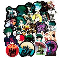 100 pcs Stickers for My Hero Academia Anime Cartoon Water Bottles Laptop Car Hydroflasks Phone Computer Guitar Skateboard Vinyl Sticker Waterproof Aesthetic Trendy Decals for Teens Girls Adults