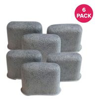 Think Crucial Replacement Coffee Filter Compatible with Capresso Charcoal Coffee Filters Part # 4640.93, Fits Capresso Coffee Systems 464 and 465 (6 Pack)