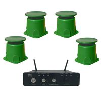 TIC Outdoor WiFi/Bluetooth Amplifier & Speaker Bundle (AMP100 & 4 GS3)
