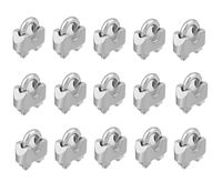 SamIdea 15 in Pack M3 Stainless Steel Wire Rope Cable Clip Clamp 1/8" Fastener