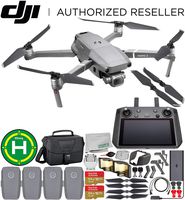 DJI Mavic 2 Pro Drone Quadcopter with Hasselblad Camera 1" CMOS Sensor with Smart Controller Must-Have 4-Battery Bundle
