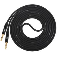 LyxPro ¼" TRS to ¼" TRS Balanced Cable 20 feet Male to Male, Crystal Clear, Noiseless, Heavy Duty and Flexible