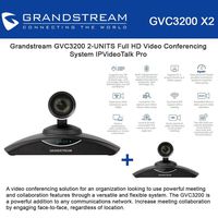 Grandstream GVC3200 2-KIT Full HD Video Conferencing System IPVideoTalk Pro