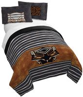 Jay Franco Marvel Black Panther Jungle Full/Queen Comforter Set - Super Soft Kids Bedding - Fade Resistant Polyester Microfiber Fill (Official Marvel Product)