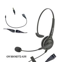 OvisLink Mobile Call Center Headset Compatible with iPhones