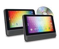 RCA Dual 10" Fast Quad Core Tablets 1G RAM 16GB & DVD Player Combo - 2 Tablets 1 DVD Player Kit with Android 7 (Renewed)