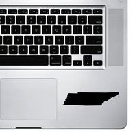 StickAny Palm Series Tennessee TN Sticker for MacBook Pro, Chromebook, and Laptops (Black)
