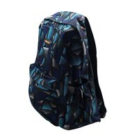 School Backpack, Adjustable Padded Straps, Large Main Compartment (Triangle Geometric)