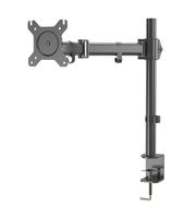Gibbon Mounts Single Monitor Desk Mount Fit Full Motion VESA 75X75 and 100X100 Monitor, 17.6 lbs Capacity, C-Clamp Base
