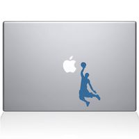 The Decal Guru Slam Dunk MacBook Decal Vinyl Sticker - 13" MacBook Pro (2016 & Newer) - Light Blue (1173-MAC-13X-LB)