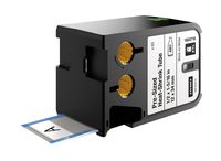 DYMO Heat Shrink Tubes for DYMO XTL Label Makers, Black on White, 1/2", 1 Roll (1868718)