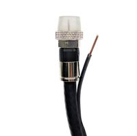 200ft AERIAL COAXIAL RG6 MESSENGER CABLE w/GROUND STRAP UL ETL CM CATV SATELLITE Audio Video Cable w/ANTI CORROSSIVE WEATHER SEAL BRASS Connectors